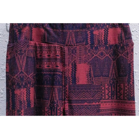 NWOT LuLaRoe Purple and Pink Leggings One Size (OS) - Picture 3 of 3